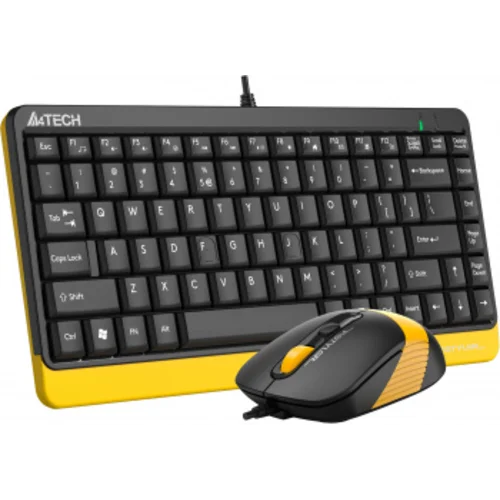 Клавиатура + мышь A4Tech Fstyler F1110 клав:чер/желтый мышь:чер/желтый USB Multimedia (F1110 BUMBLEBEE) Клавиатура + мышь A4Tech Fstyler F1110 клав:чер/желтый мышь:чер/желтый USB Multimedia (F1110 BUMBLEBEE)